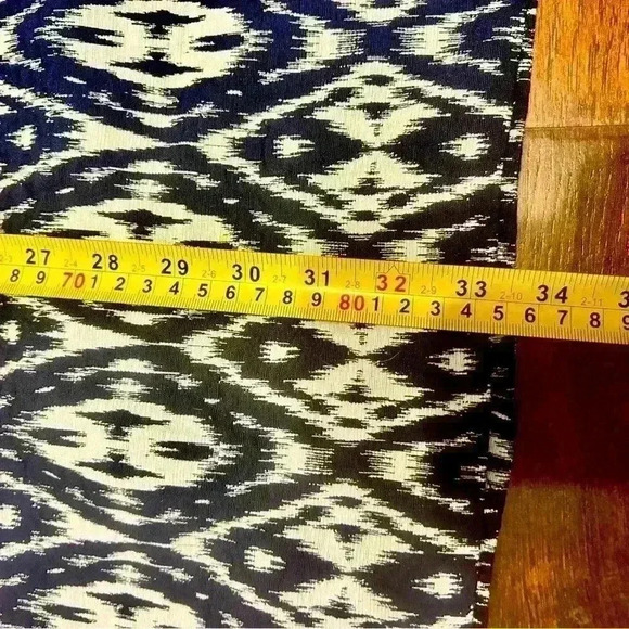 Banana Republic Women’s 14 Navy White Chevron Body-con Strapless Dress NWOT - Picture 9 of 13